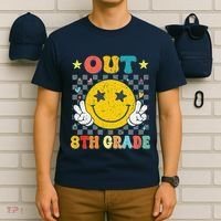 Peace Out 8th Grade Graduate Graduation Last Day Of School T-Shirt thumb 6