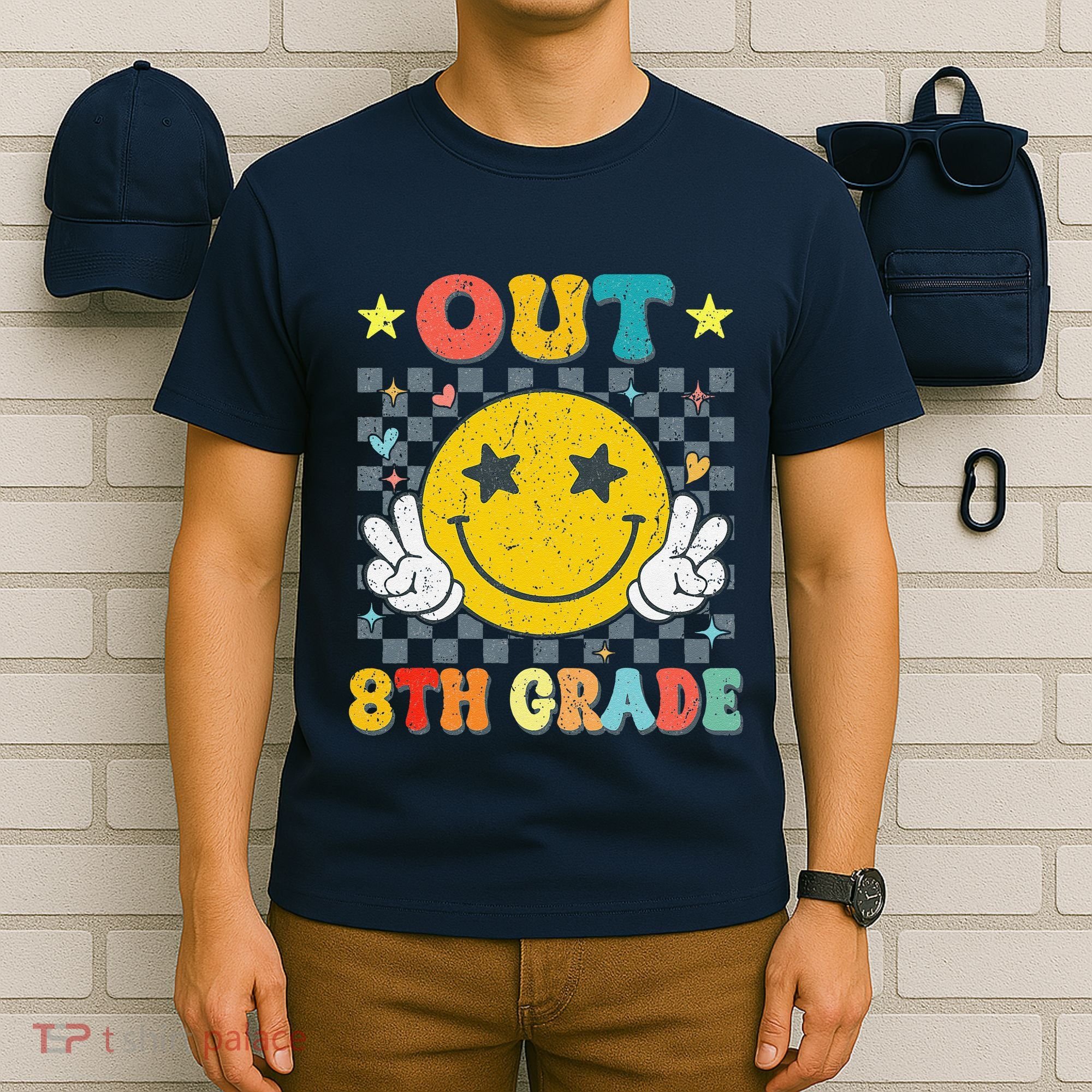 Peace Out 8th Grade Graduate Graduation Last Day Of School T-Shirt
