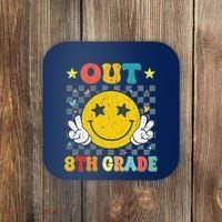Peace Out 8th Grade Graduate Graduation Last Day Of School Coaster thumb 0