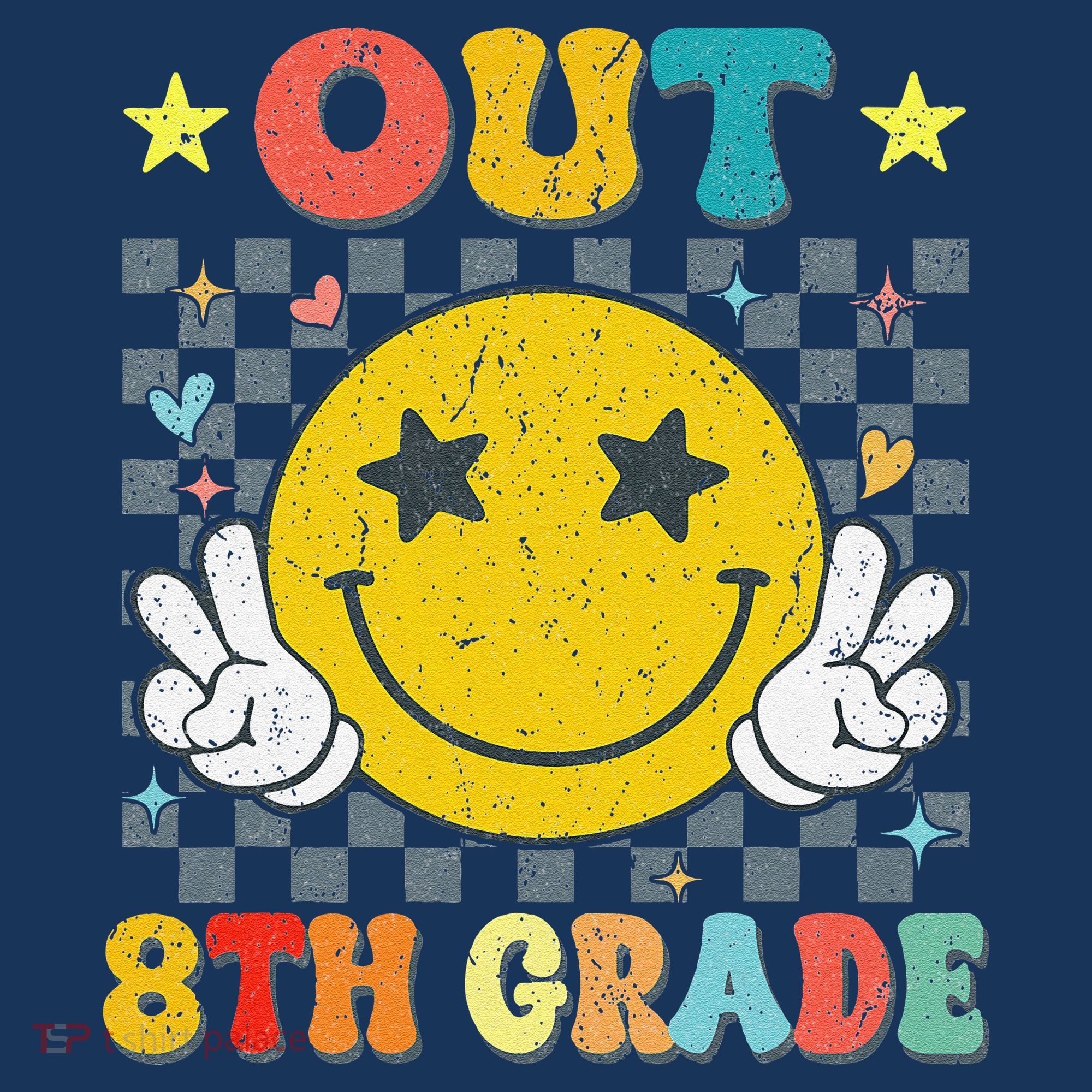 Peace Out 8th Grade Graduate Graduation Last Day Of School Women's Hoodie