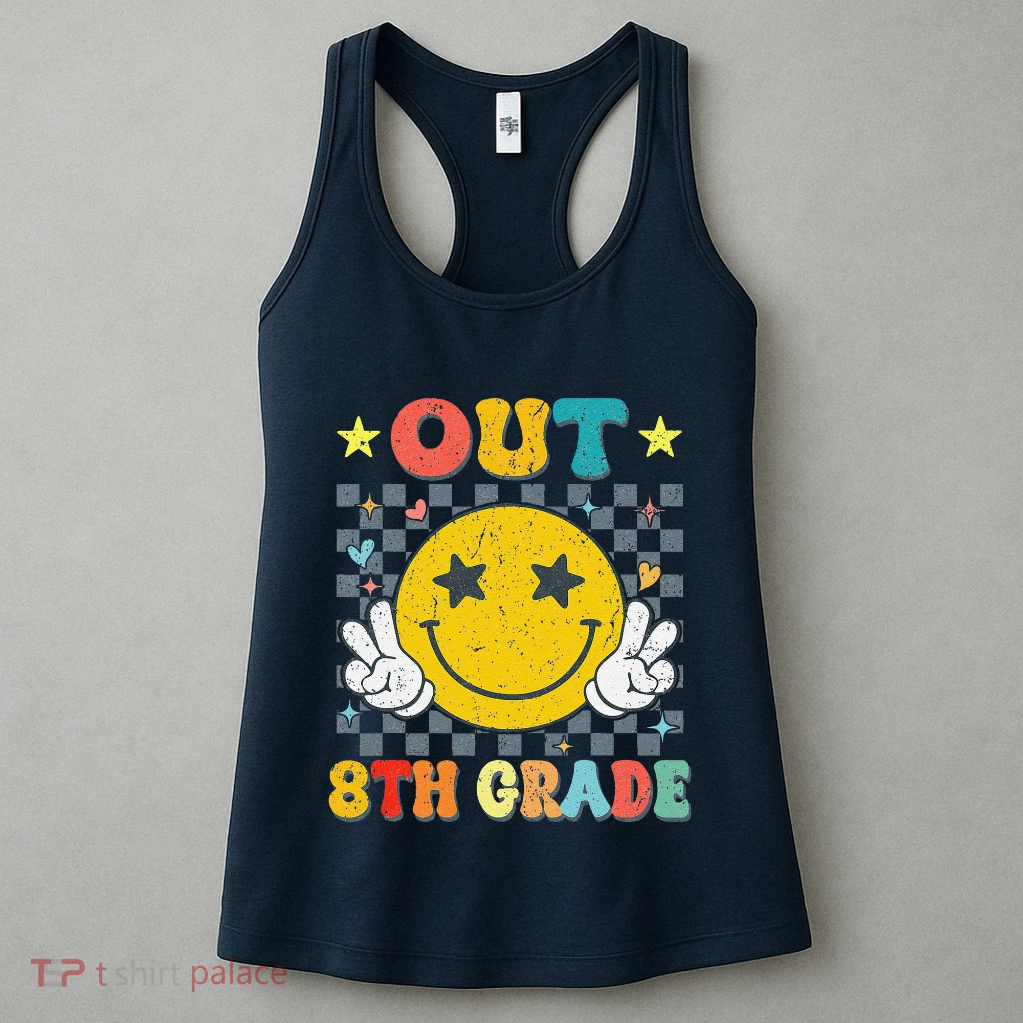 Peace Out 8th Grade Graduate Graduation Last Day Of School Women's Tank Top