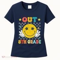 Peace Out 8th Grade Graduate Graduation Last Day Of School Women's T-Shirt thumb 0