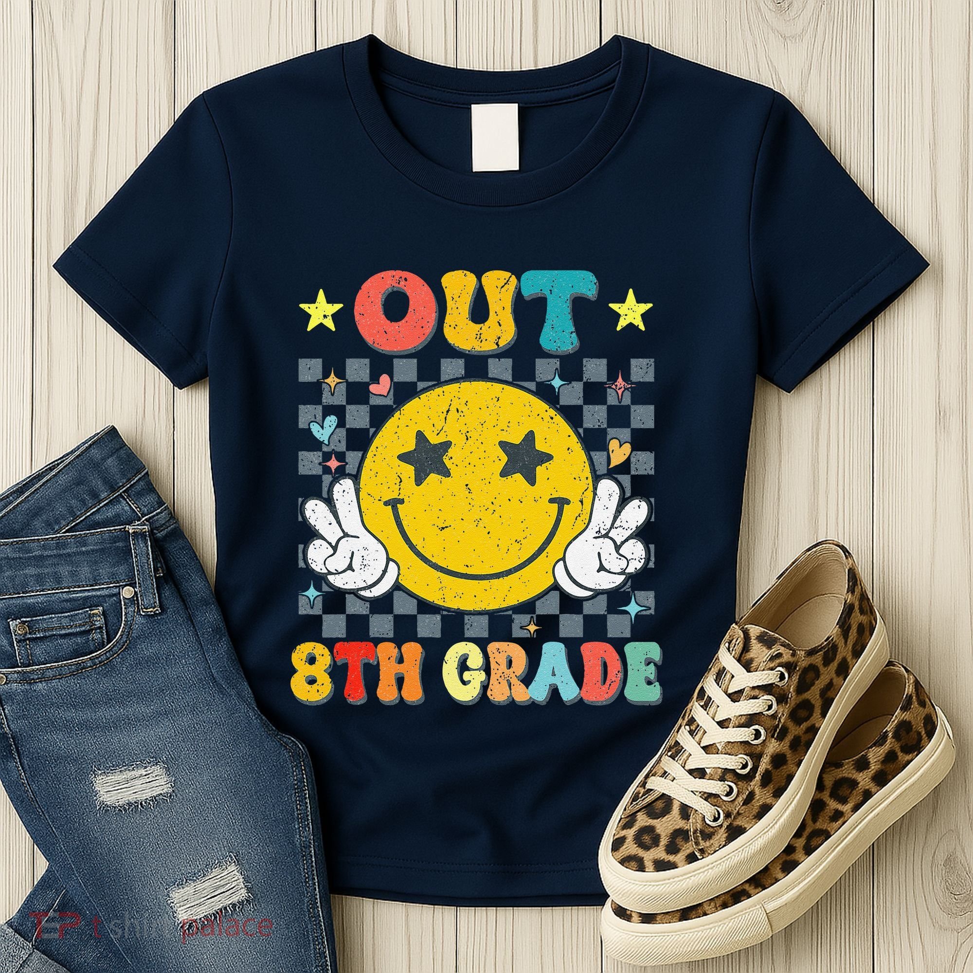 Peace Out 8th Grade Graduate Graduation Last Day Of School Women's T-Shirt