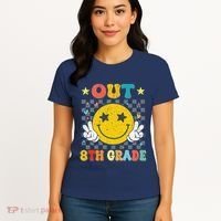Peace Out 8th Grade Graduate Graduation Last Day Of School Women's T-Shirt thumb 4