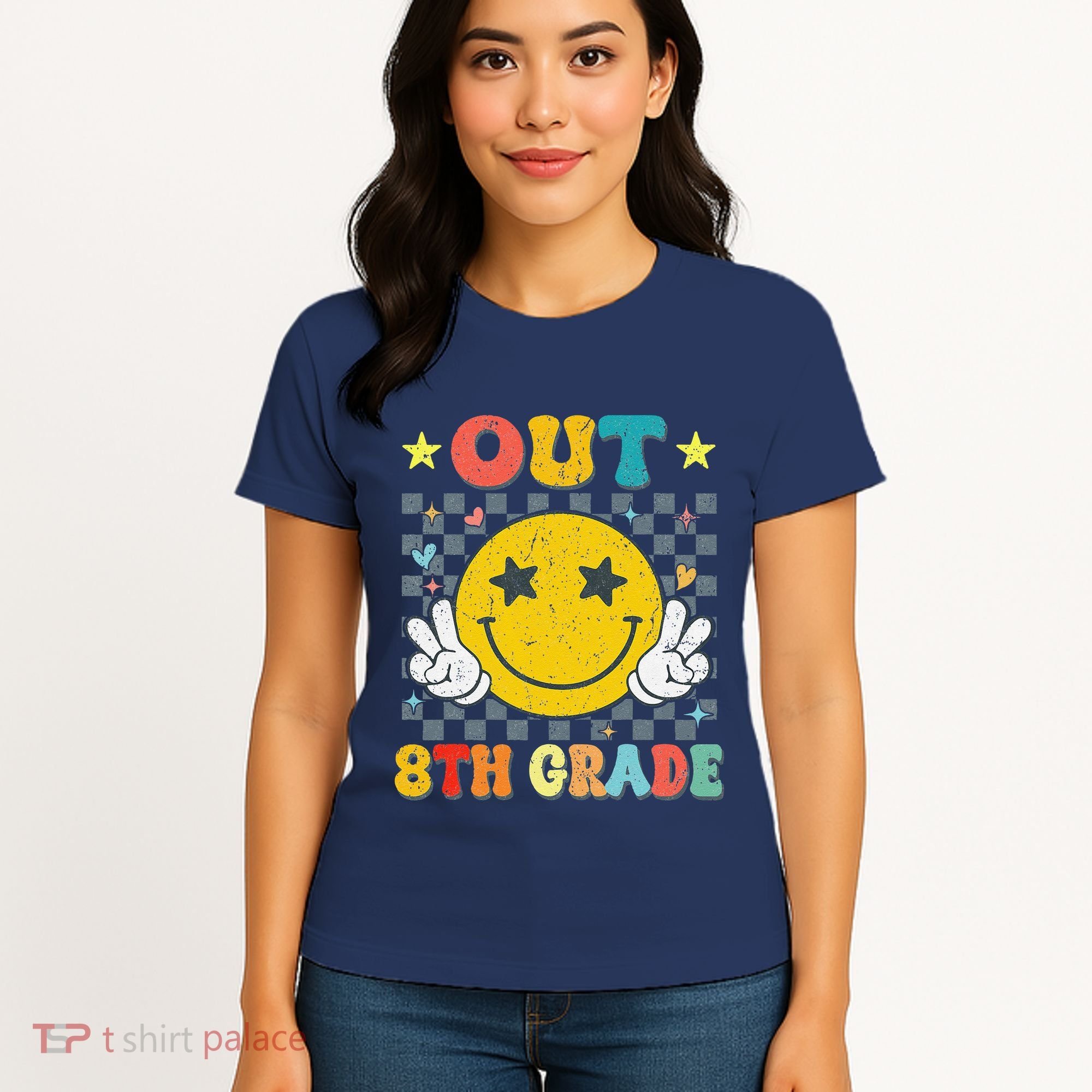 Peace Out 8th Grade Graduate Graduation Last Day Of School Women's T-Shirt