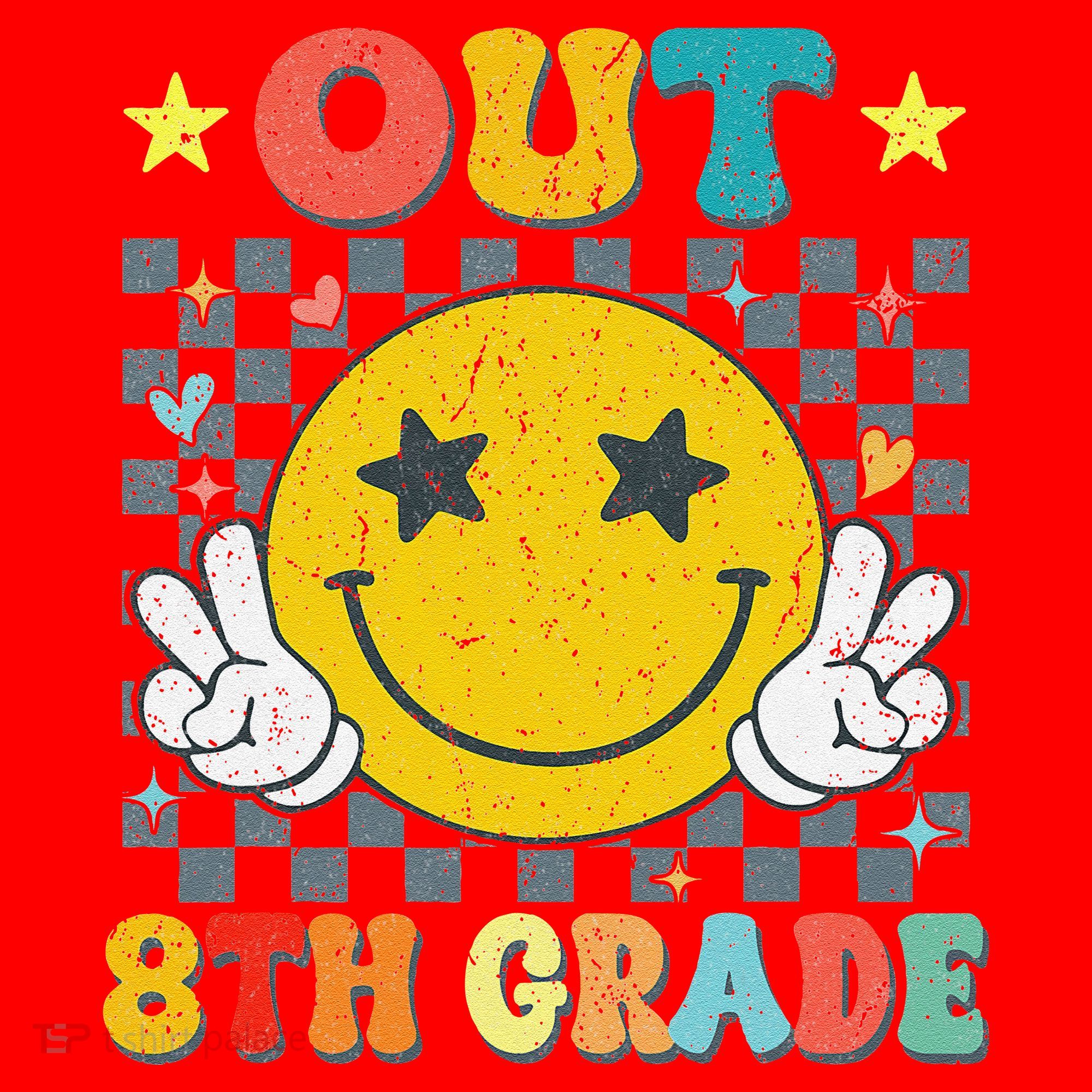 Peace Out 8th Grade Graduate Graduation Last Day Of School Santa Hat