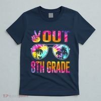 Peace Out 8th Grade Tie Dye Graduation Last Day Of School T-Shirt thumb 5