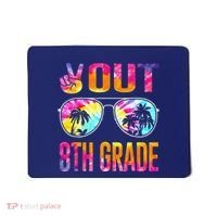 Peace Out 8th Grade Tie Dye Graduation Last Day Of School Mousepad thumb 0