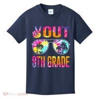 Peace Out 8th Grade Tie Dye Graduation Last Day Of School Kids T-Shirt thumb 0