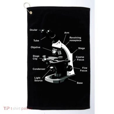 Parts Of A Microscope Golf Towel
