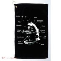 Parts Of A Microscope Golf Towel thumb 0