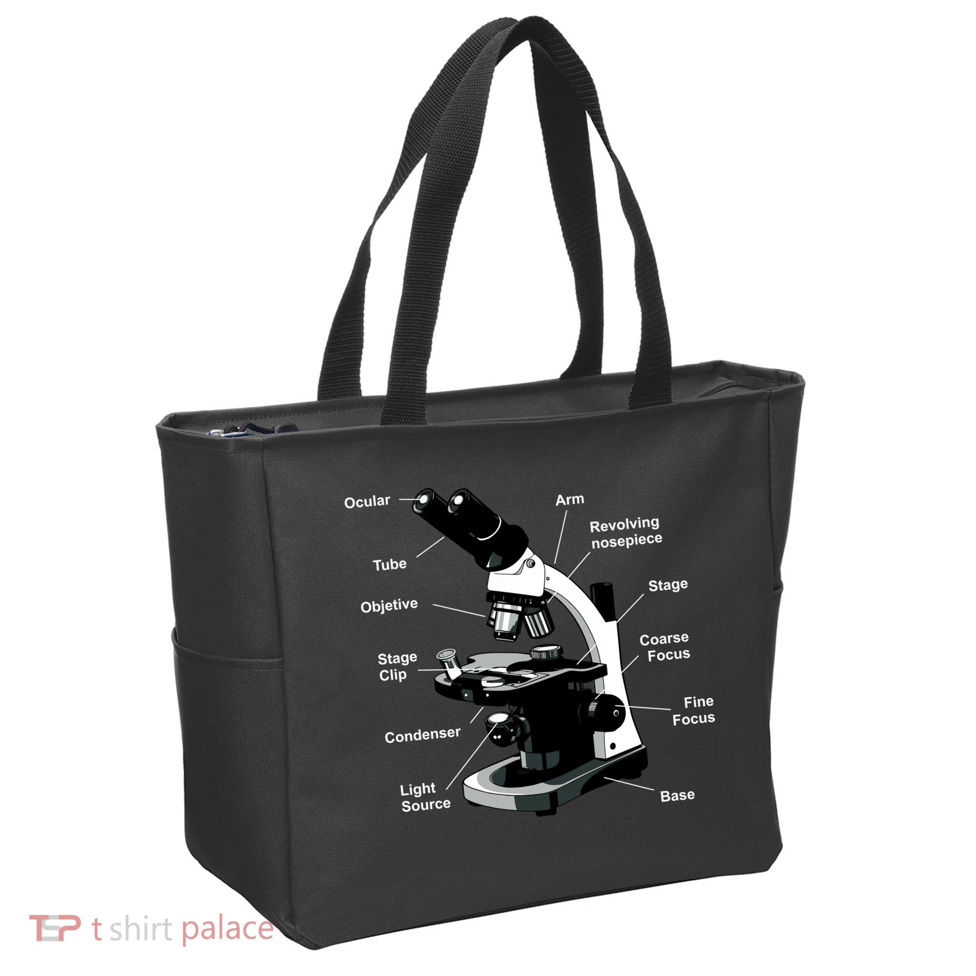 Parts Of A Microscope Tote Bag