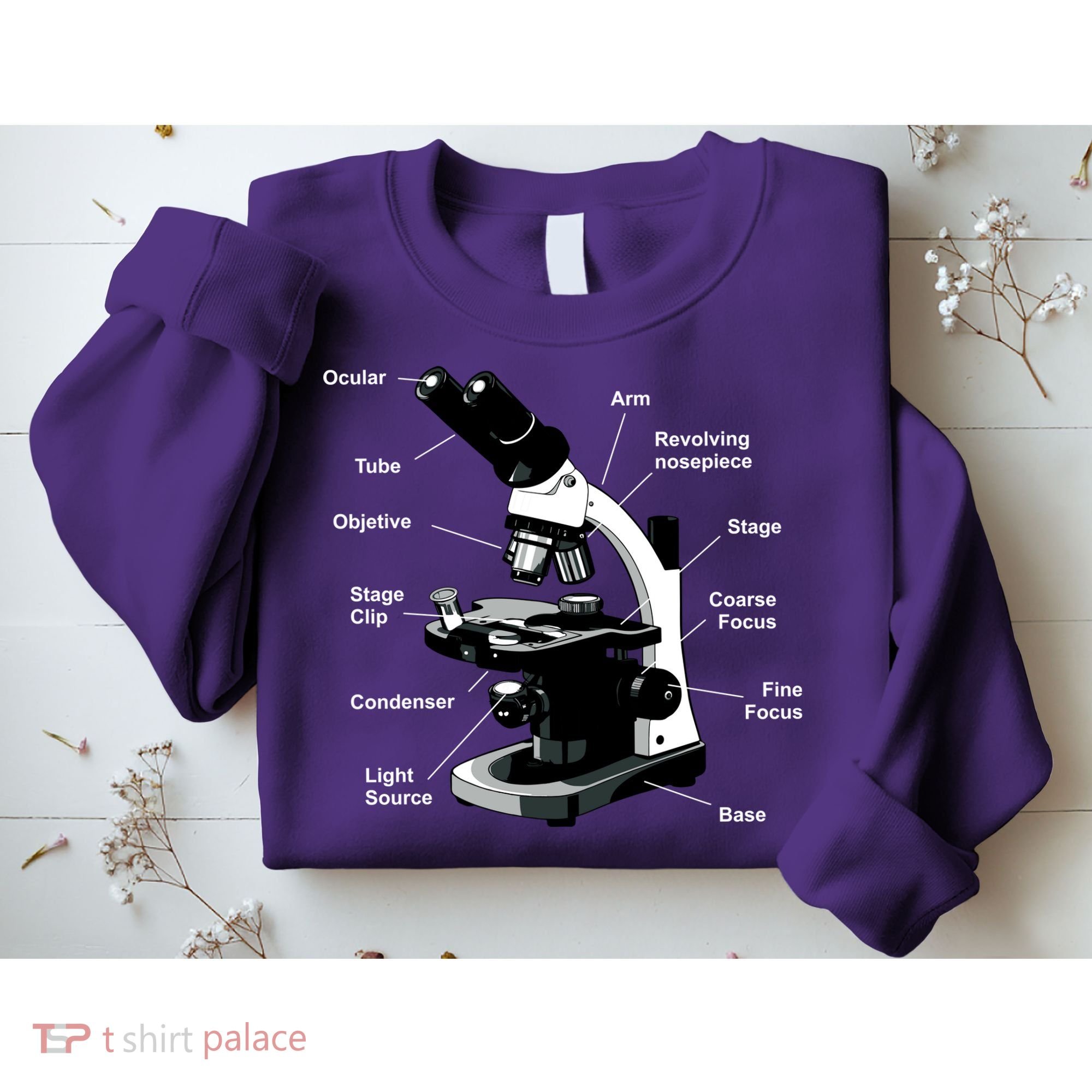 Parts Of A Microscope Sweatshirt