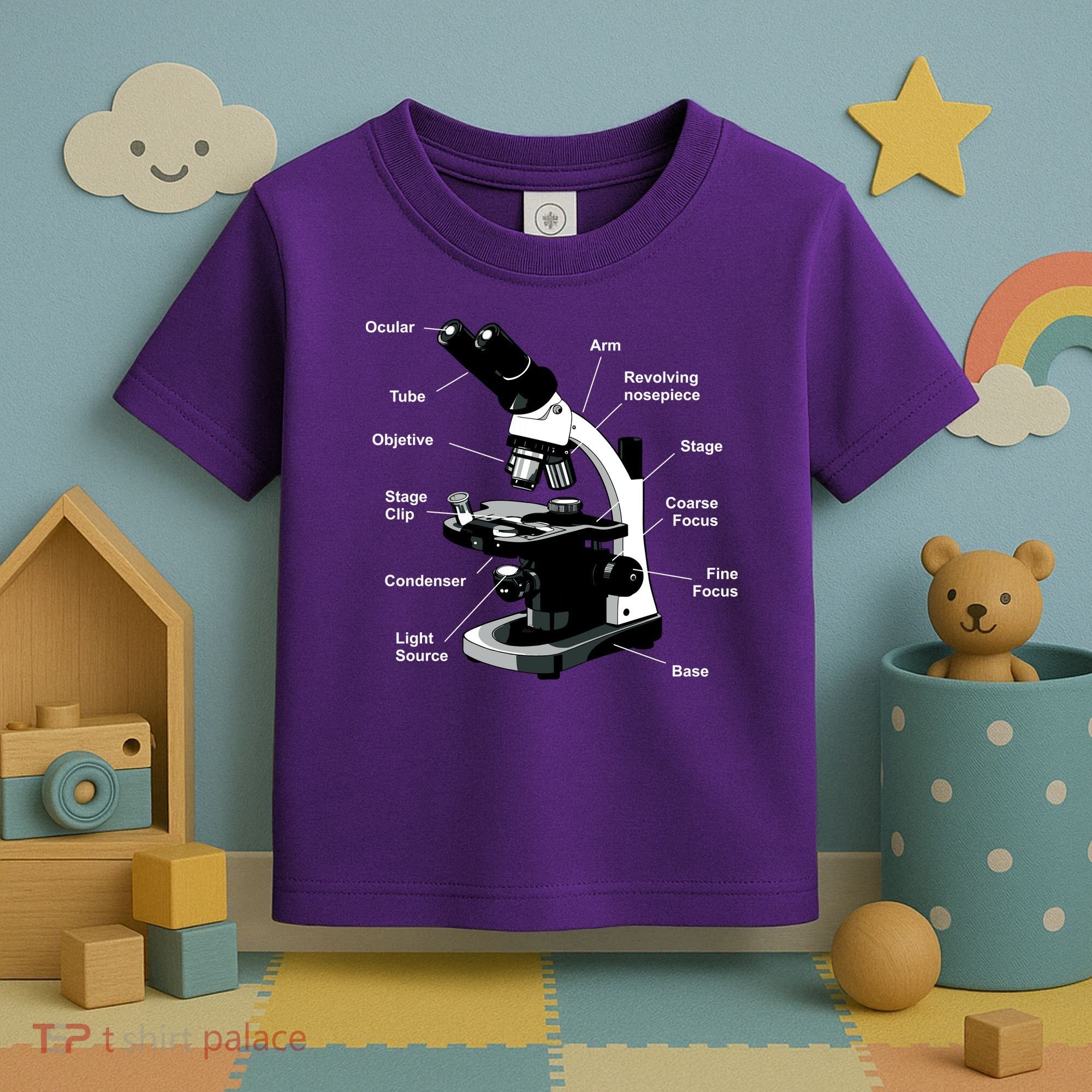 Parts Of A Microscope Toddler T-Shirt