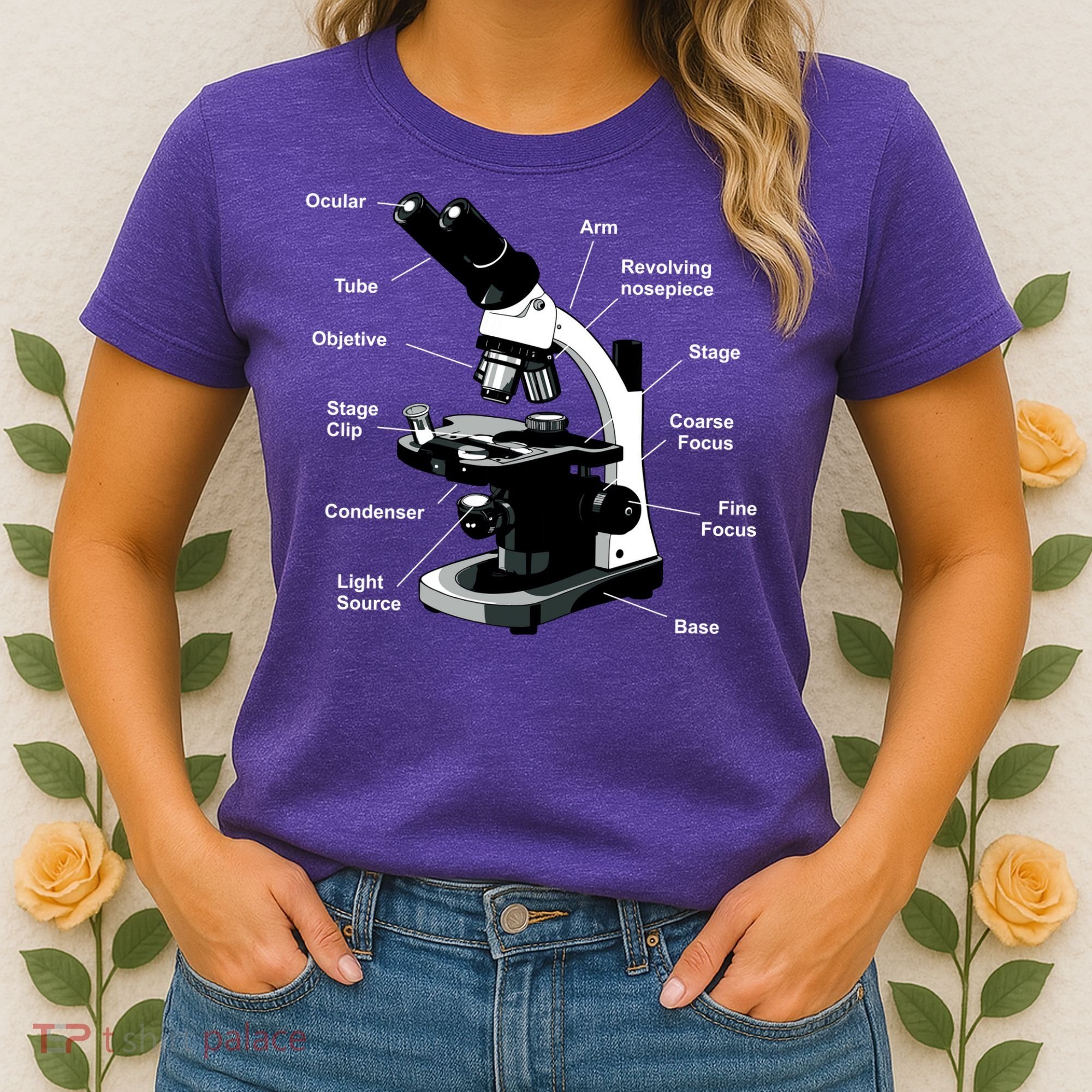 Parts Of A Microscope Women's T-Shirt
