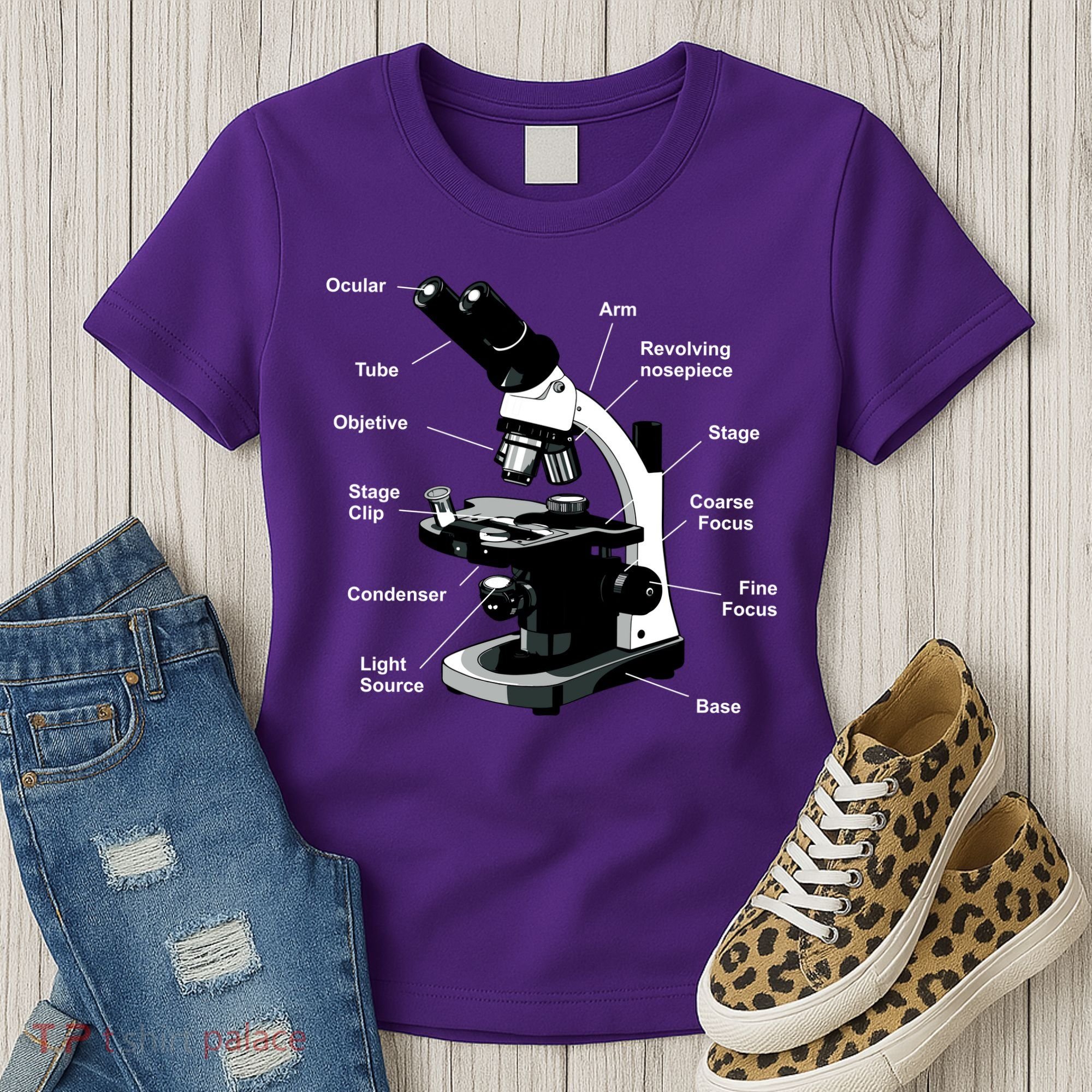 Parts Of A Microscope Women's T-Shirt