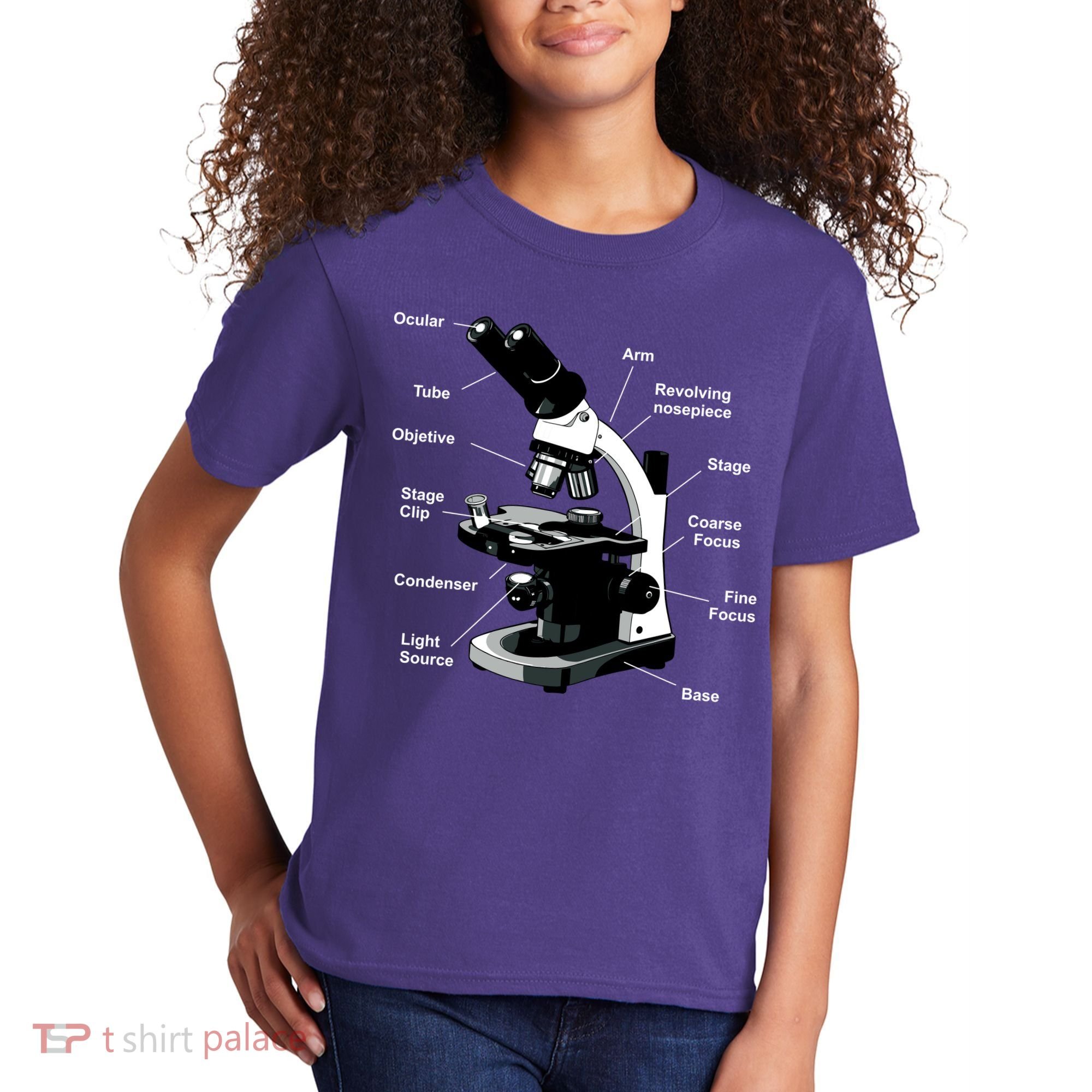 Parts Of A Microscope Kids T-Shirt