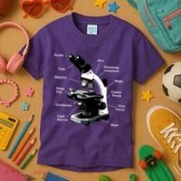 Parts Of A Microscope Kids T-Shirt thumb 3