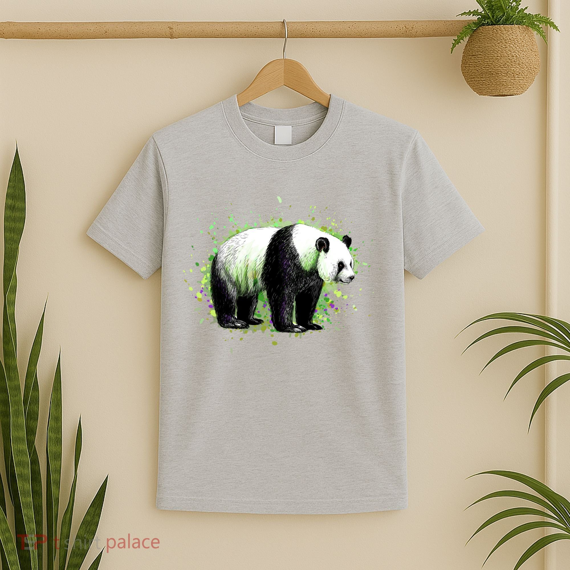 Portrait Of A Panda Bear T-Shirt