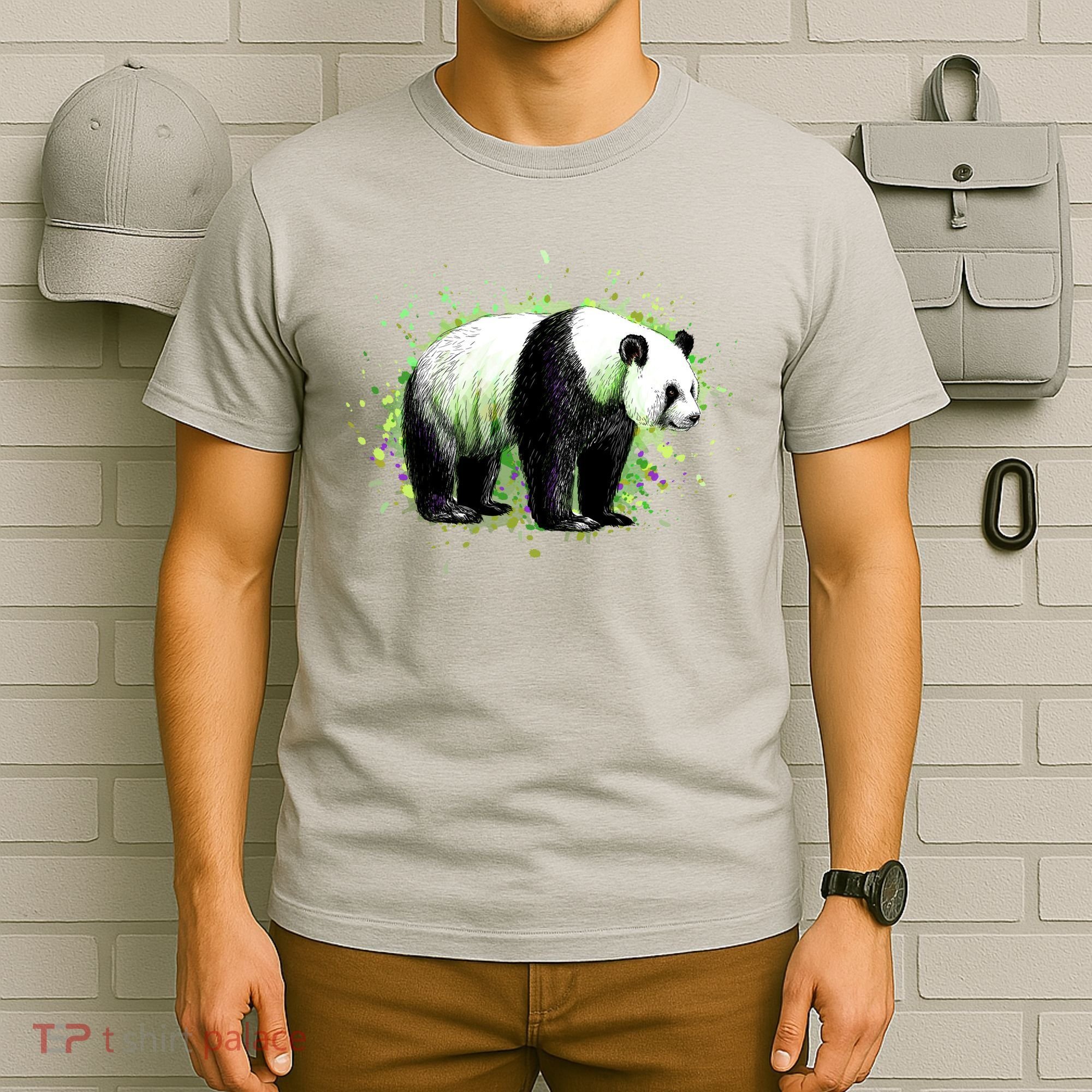 Portrait Of A Panda Bear T-Shirt
