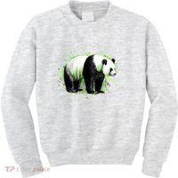 Portrait Of A Panda Bear Kids Sweatshirt thumb 0