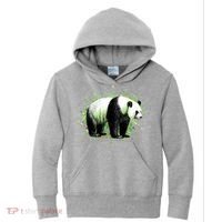 Portrait Of A Panda Bear Kids Hoodie thumb 0