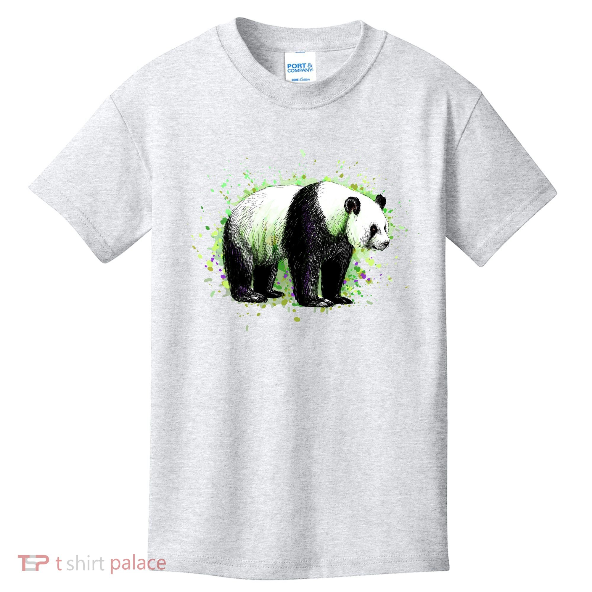 Portrait Of A Panda Bear Kids T-Shirt