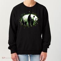 Portrait Of A Panda Bear Women's Sweatshirt thumb 0
