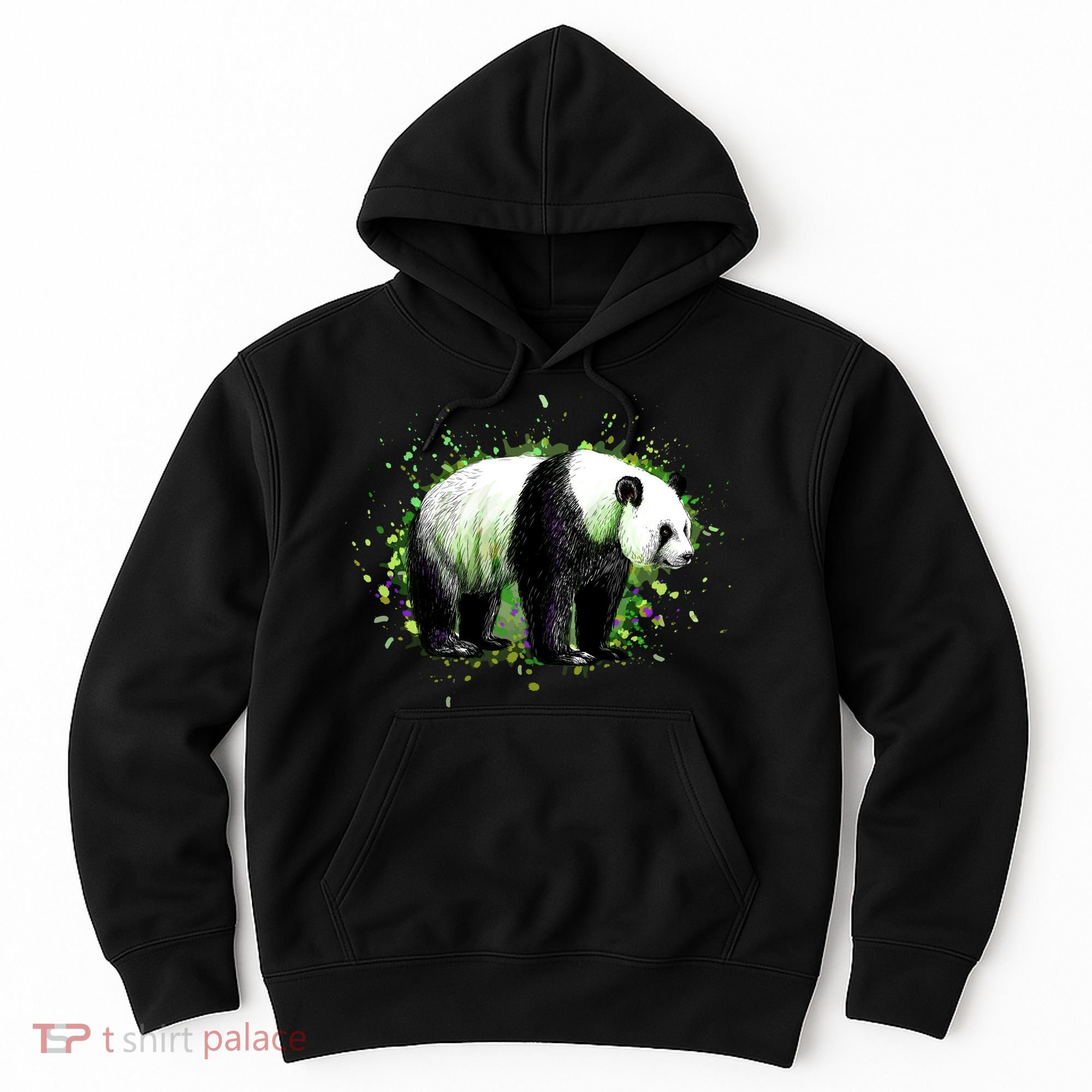 Portrait Of A Panda Bear Hoodie