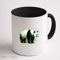 Portrait Of A Panda Bear Coffee Mug thumb 1