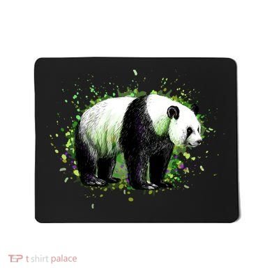Portrait Of A Panda Bear Mousepad