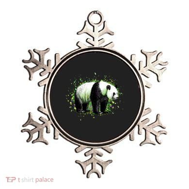 Portrait Of A Panda Bear Ornament