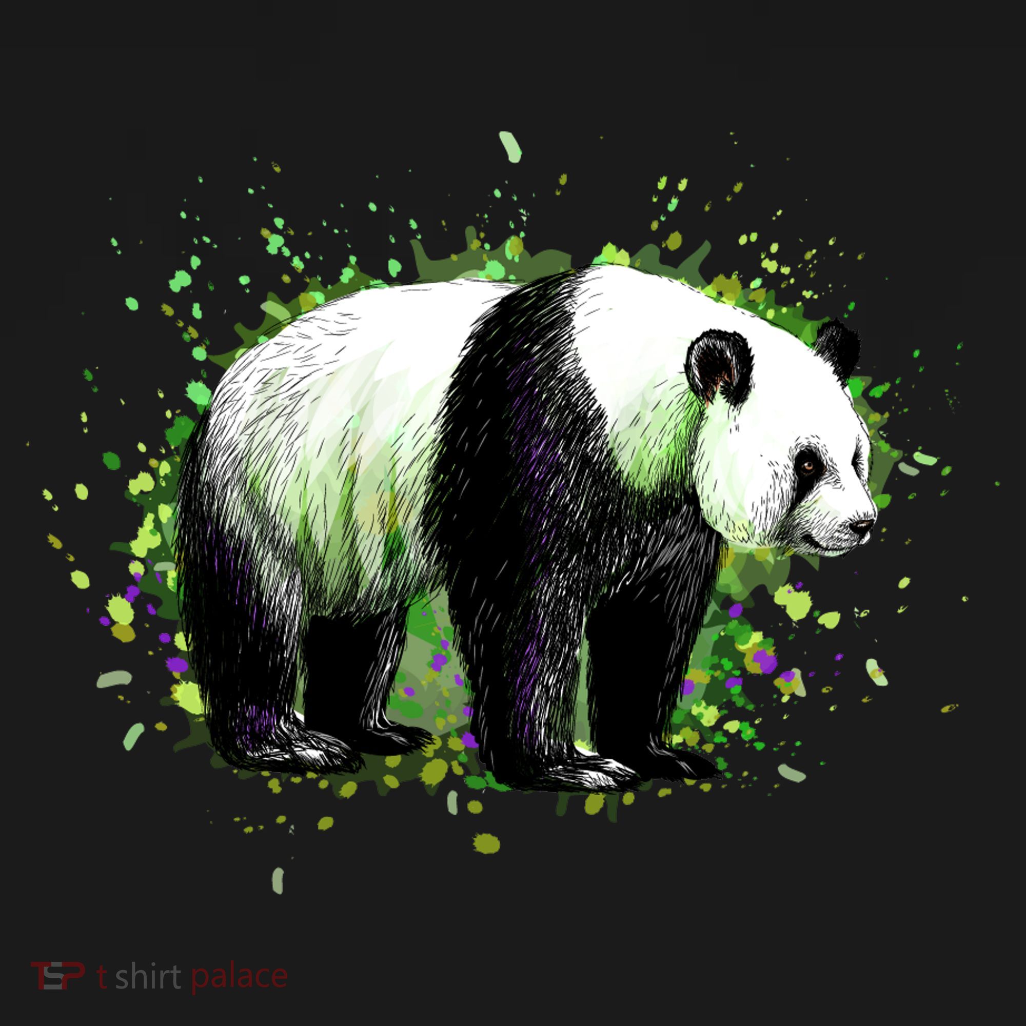 Portrait Of A Panda Bear Women's Tank Top