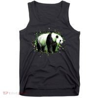 Portrait Of A Panda Bear Tank Top thumb 0