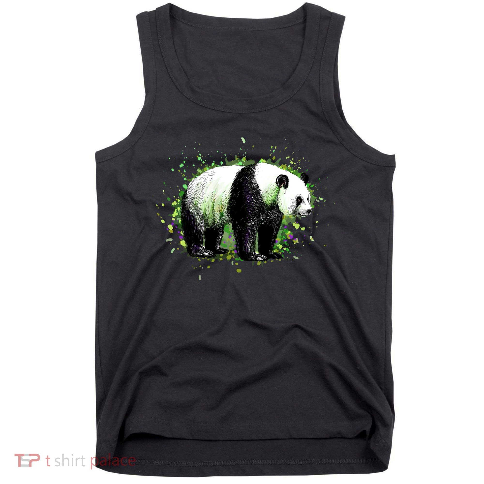 Portrait Of A Panda Bear Tank Top