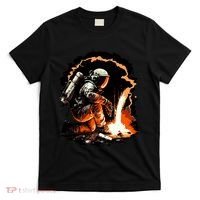Parody Of Astronaut Becoming A Welder In Space T-Shirt thumb 0