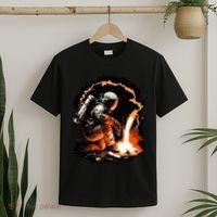 Parody Of Astronaut Becoming A Welder In Space T-Shirt thumb 2