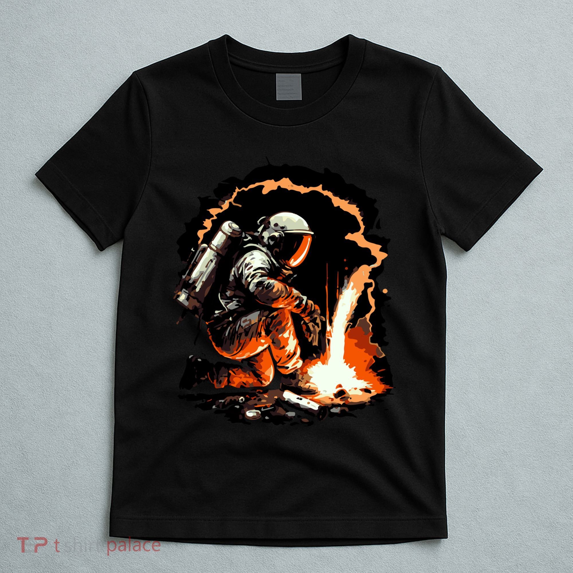 Parody Of Astronaut Becoming A Welder In Space T-Shirt