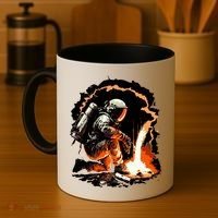 Parody Of Astronaut Becoming A Welder In Space Coffee Mug thumb 4