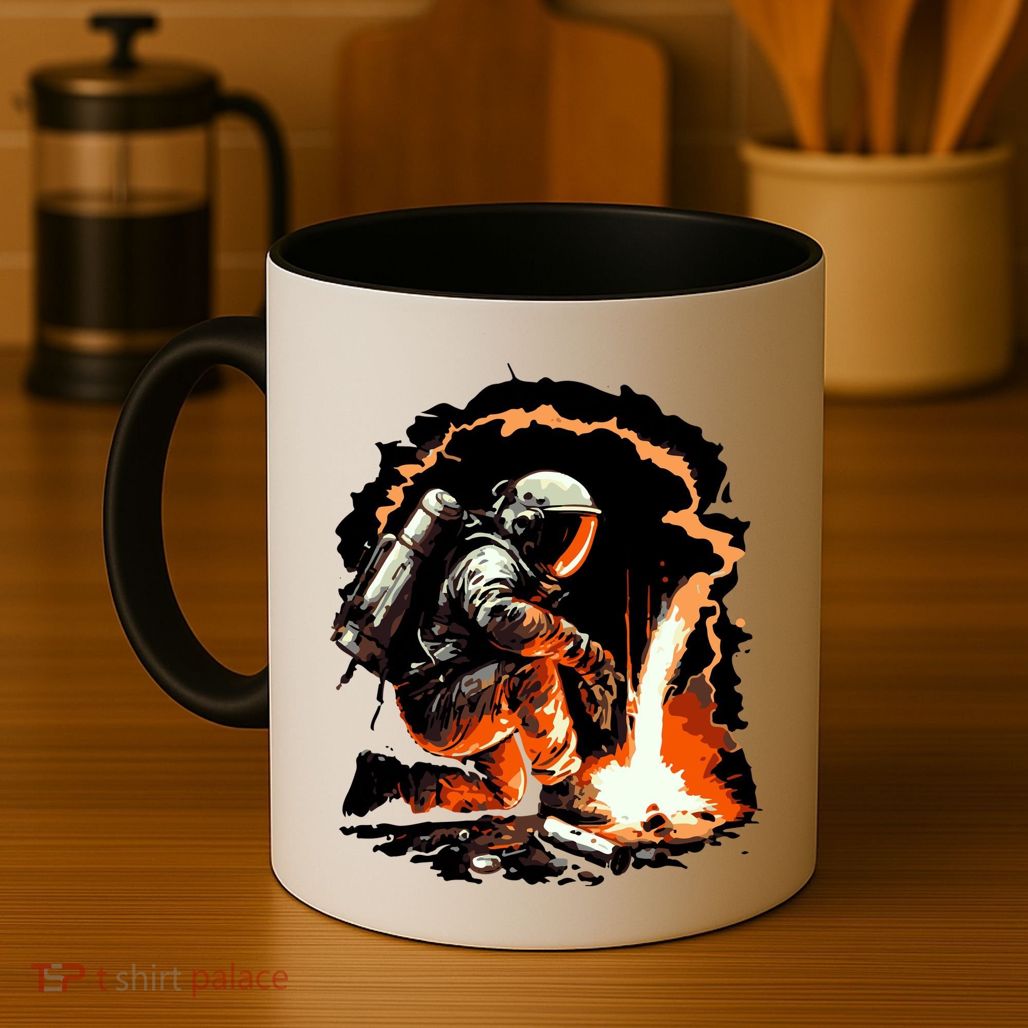 Parody Of Astronaut Becoming A Welder In Space Coffee Mug