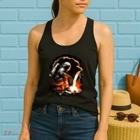 Parody Of Astronaut Becoming A Welder In Space Women's Tank Top thumb 2