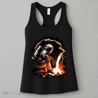 Parody Of Astronaut Becoming A Welder In Space Women's Tank Top thumb 3
