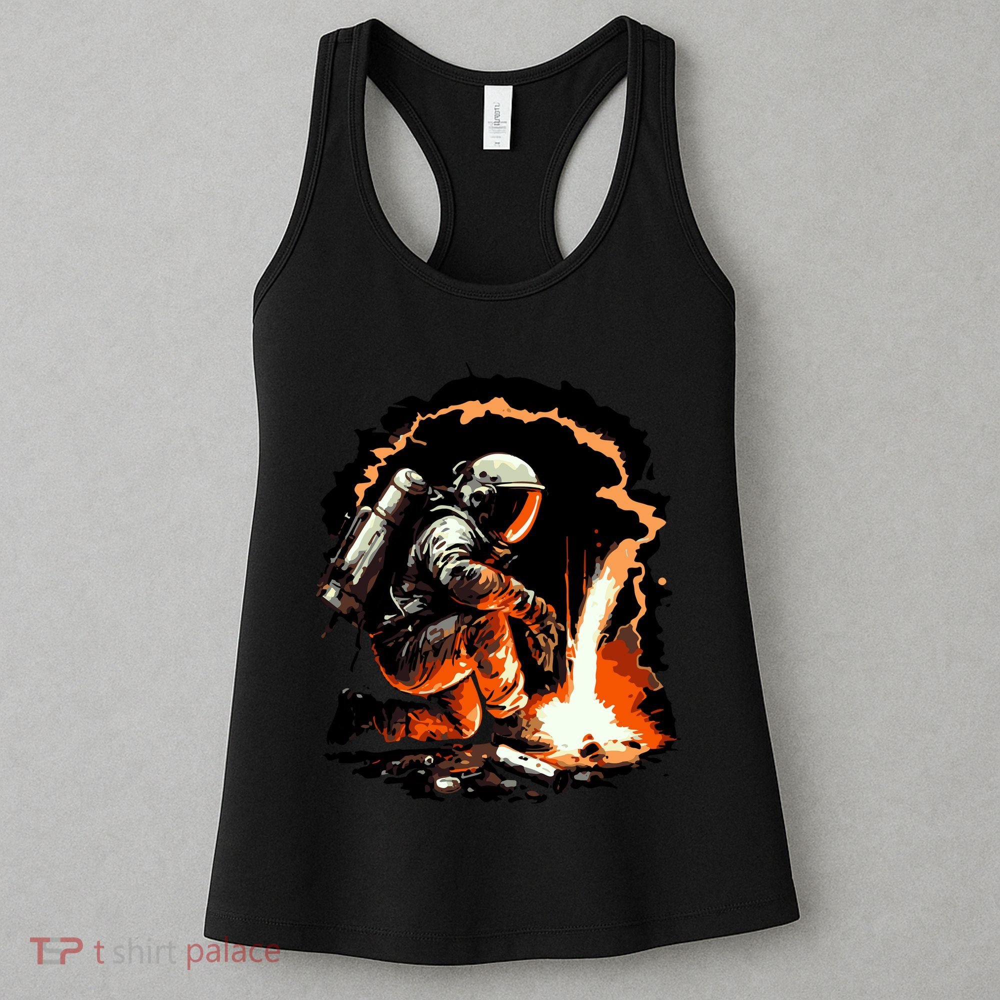Parody Of Astronaut Becoming A Welder In Space Women's Tank Top