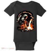 Parody Of Astronaut Becoming A Welder In Space Baby Bodysuit thumb 0