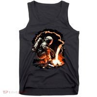 Parody Of Astronaut Becoming A Welder In Space Tank Top thumb 0