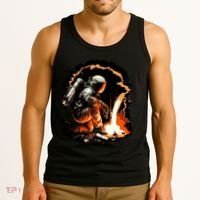 Parody Of Astronaut Becoming A Welder In Space Tank Top thumb 3