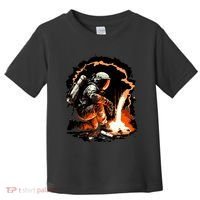 Parody Of Astronaut Becoming A Welder In Space Toddler T-Shirt thumb 0