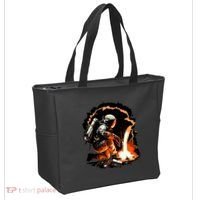 Parody Of Astronaut Becoming A Welder In Space Tote Bag thumb 2