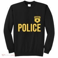 Police Officer Badge Police Uniform Officer Costume Sweatshirt thumb 0