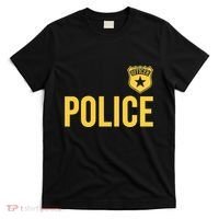 Police Officer Badge Police Uniform Officer Costume T-Shirt thumb 0